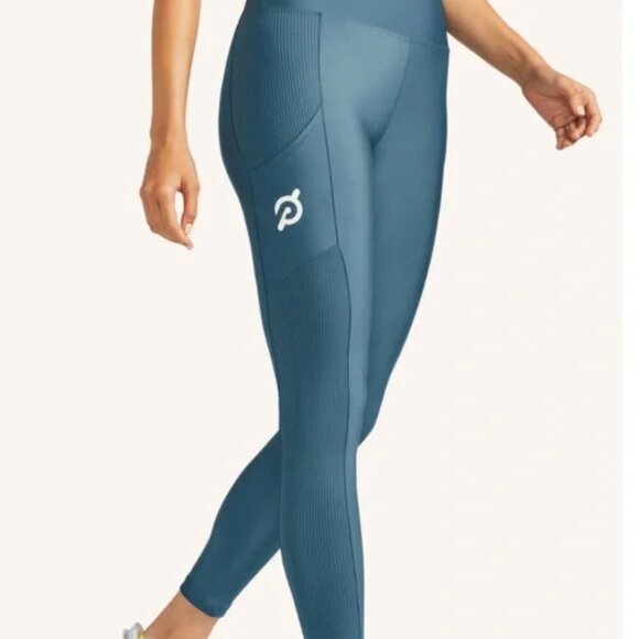 Peloton Pants - Peloton Show Up High Waisted Women's Leggings with Pockets Teal Size Medium